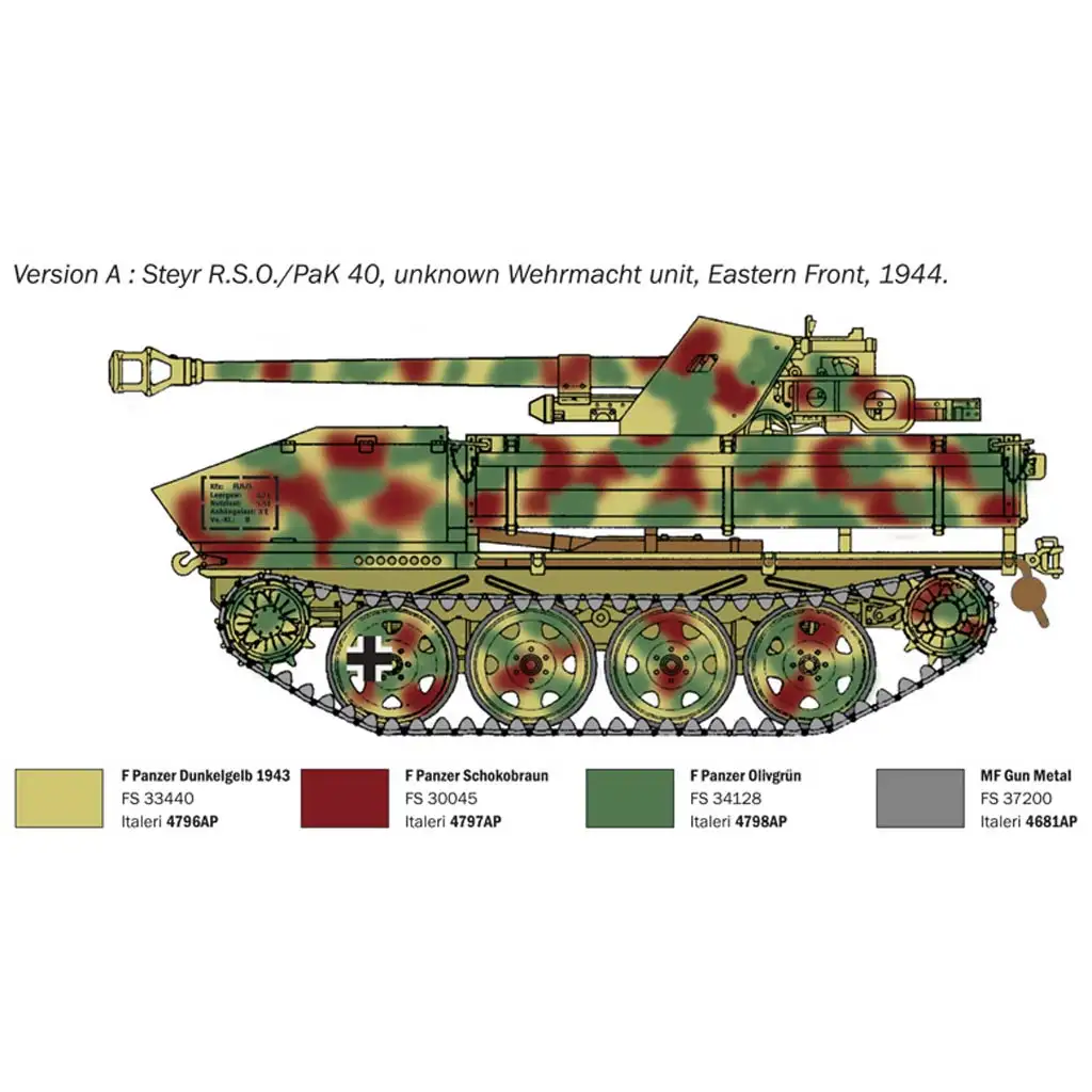imagen de Italeri: 1/35 RSO/PaK 40 cazacarros maqueta 3