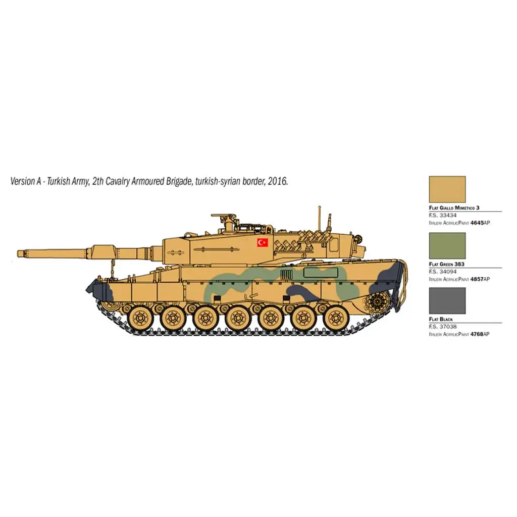 imagen de Italeri 1/35 tanque Leopard 2A4 maqueta 3