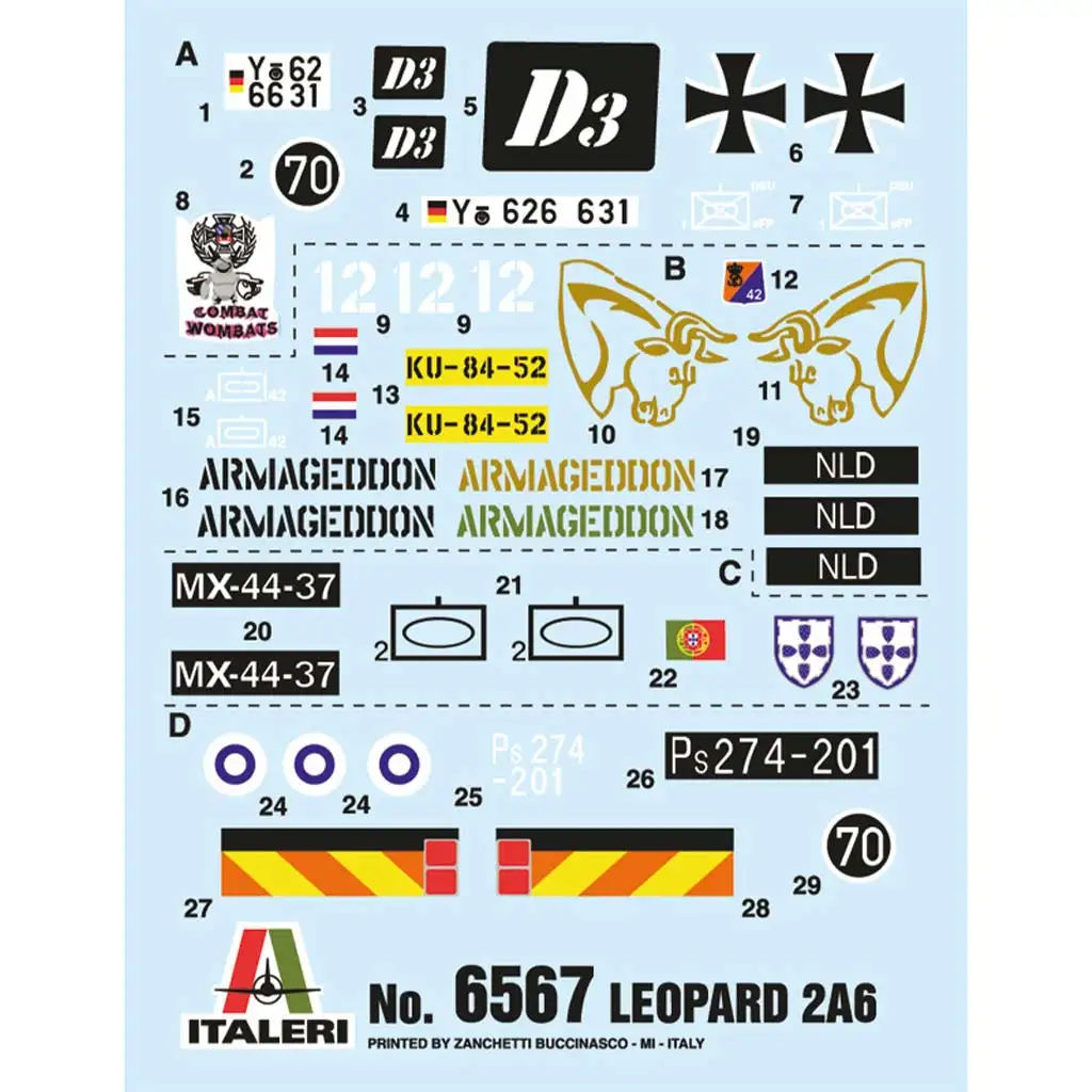 imagen de Italeri 1/35 tanque Leopard 2A6 maqueta 2