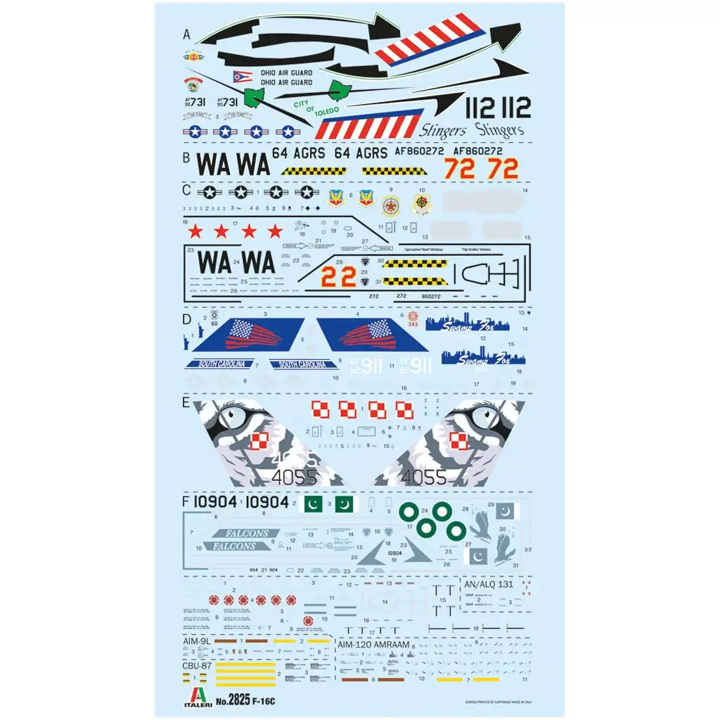 imagen de Italeri 1/48 F-16C Fighting Falcon modelo de avión 2