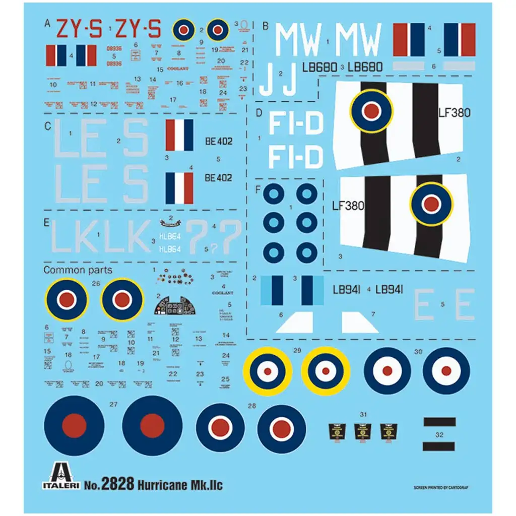 imagen de Italeri 1/48 Hurricane Mk.IIC modelo de avión 2