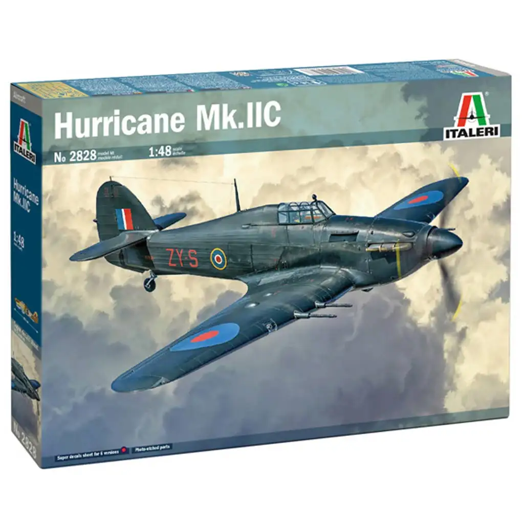 imagen de Italeri 1/48 Hurricane Mk.IIC modelo de avión 1
