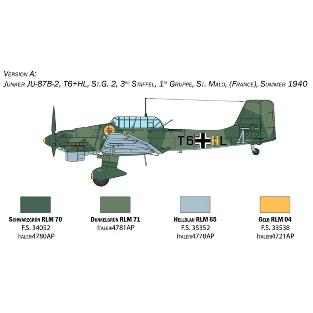 imagen de Italeri 1/48 Junkers Ju 87B Stuka modelo de avión 3