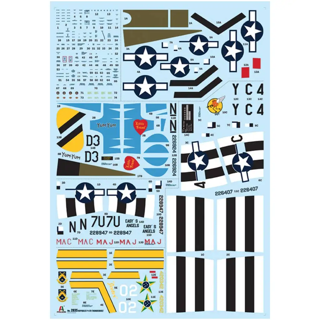 imagen de Italeri 1/48 P-47D Thunderbolt modelo de avión 2