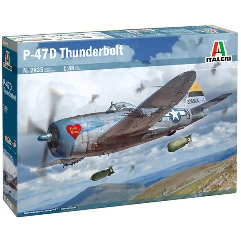imagen de Italeri 1/48 P-47D Thunderbolt modelo de avión 1