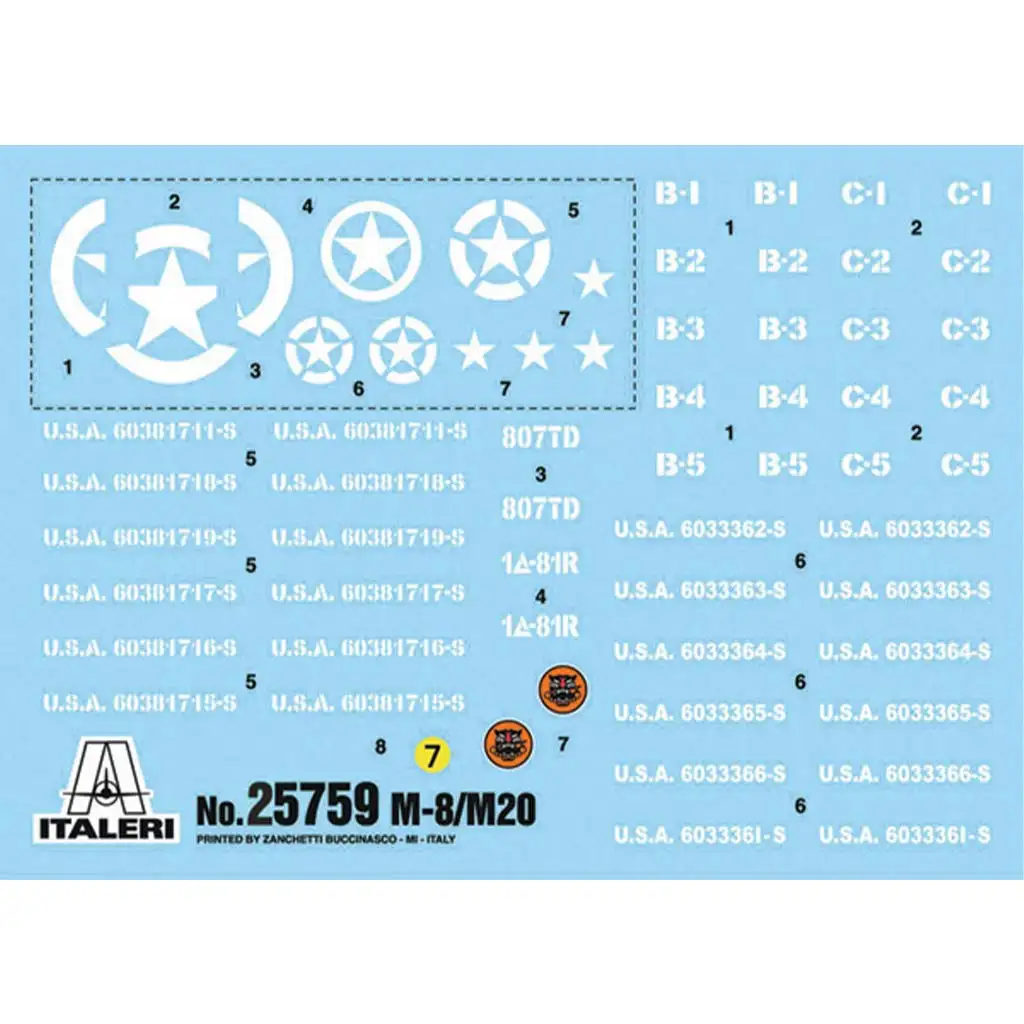 imagen de Italeri 1/56 M8/M20 tanque maqueta 2