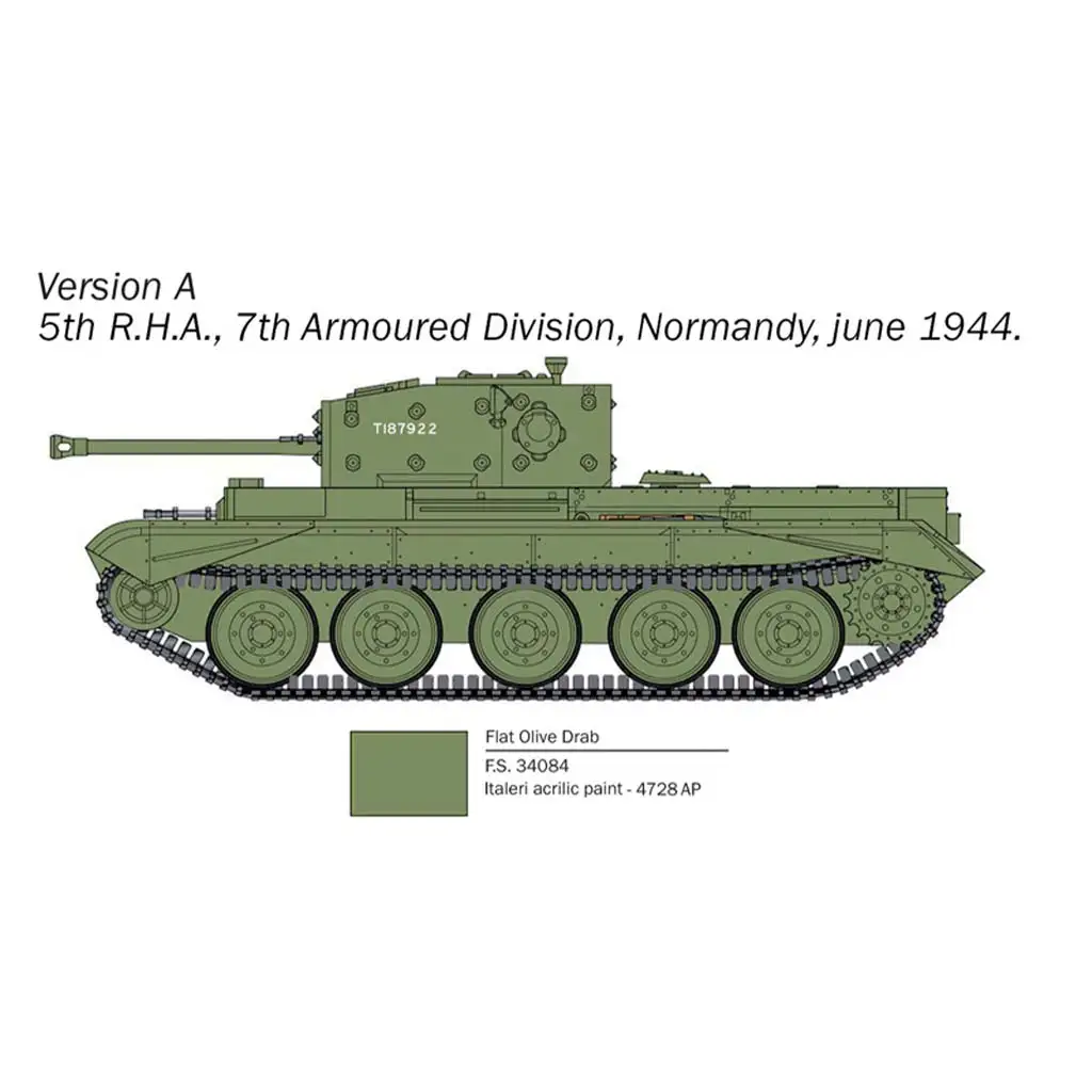 imagen de Italeri 1/56 tanque Cromwell Mk. IV maqueta 3