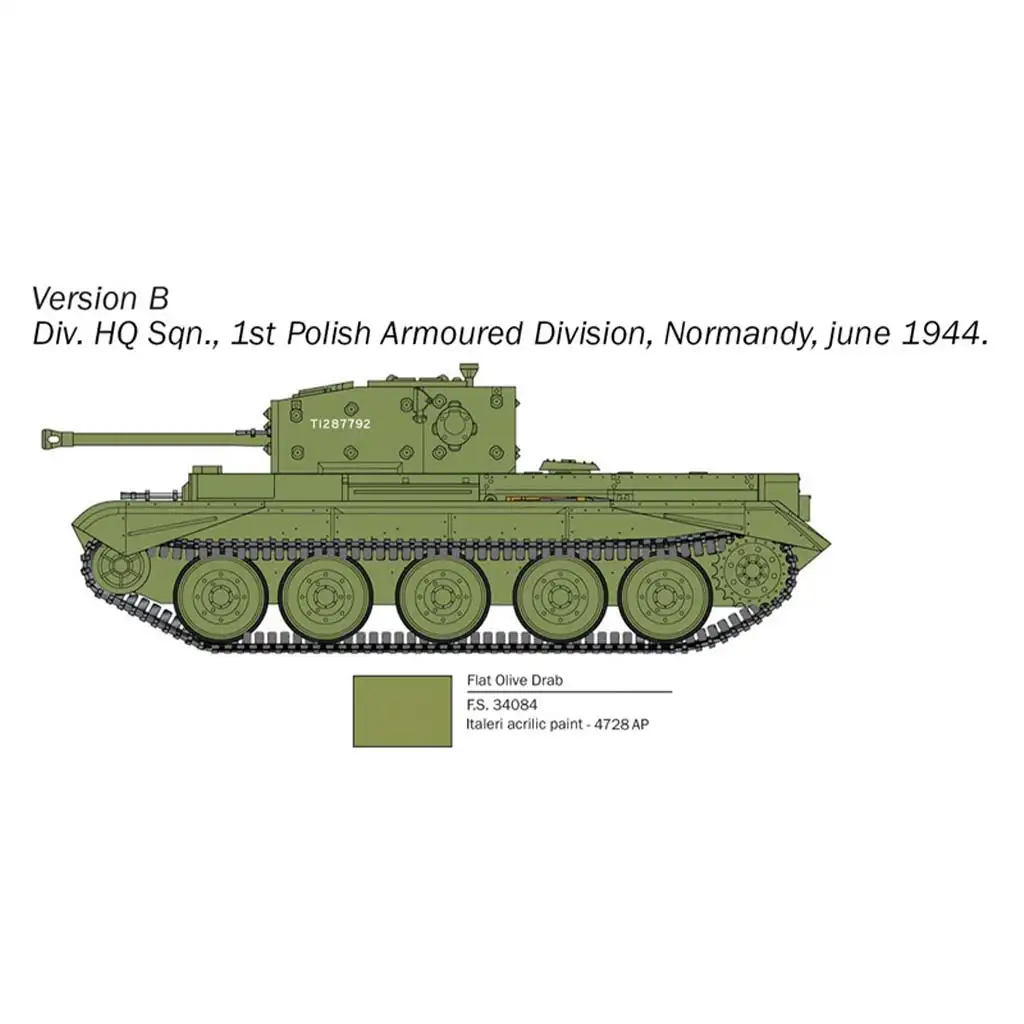 imagen de Italeri 1/56 tanque Cromwell Mk. IV maqueta 4
