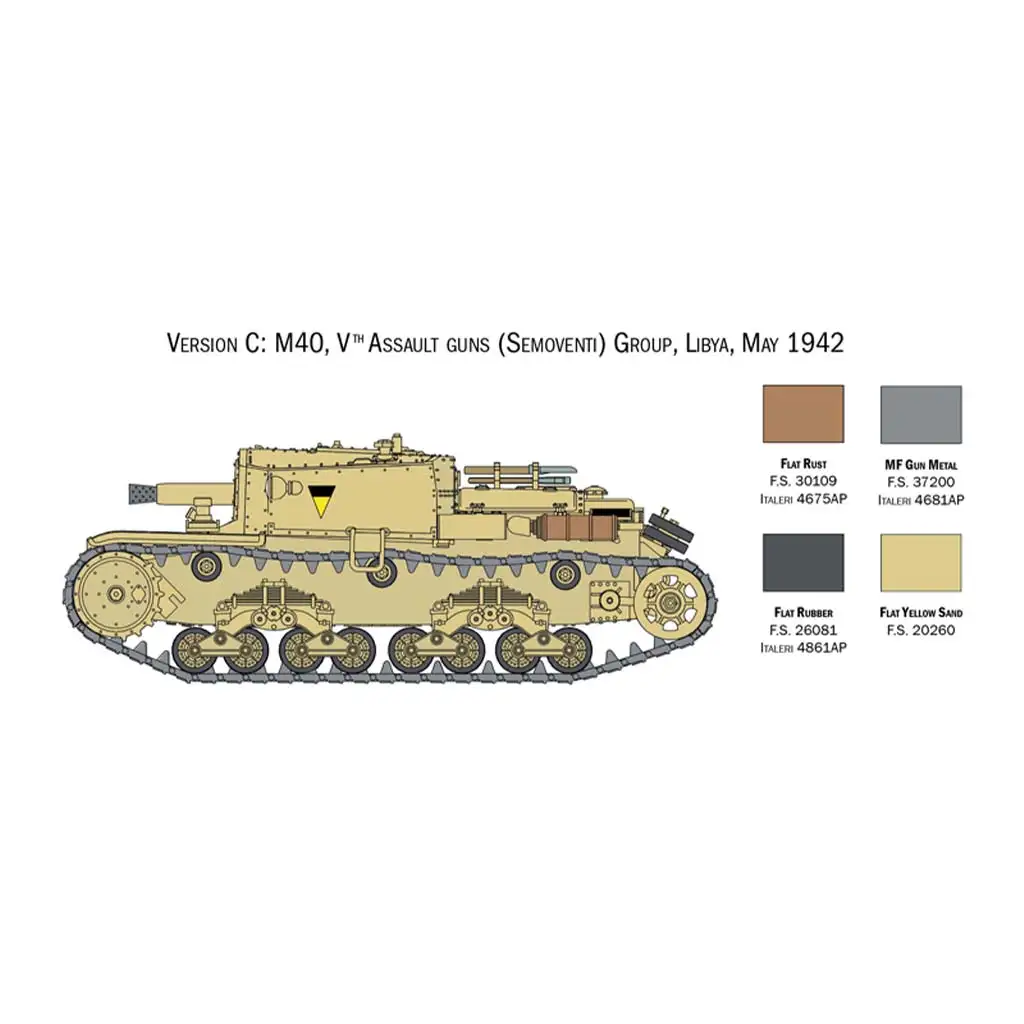 imagen de Italeri 1/56 Tanques Italianos y Semoventi modelo 4