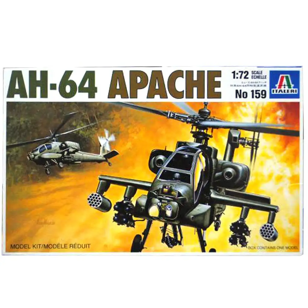 imagen de Italeri 1/72 AH-64 Apache helicóptero maqueta 1