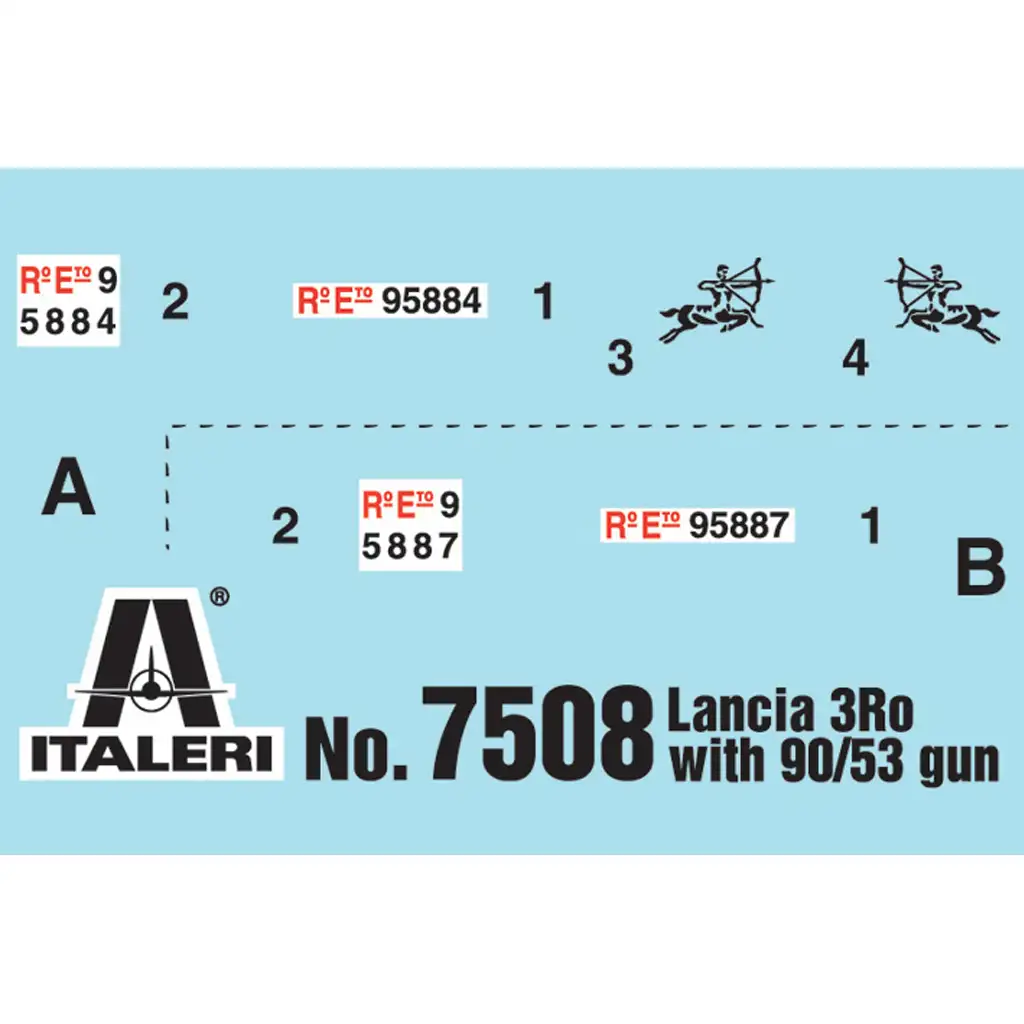 imagen de Italeri 1/72 Autocannone 3RO cañón antiaéreo con 8 figuras set de modelo 2