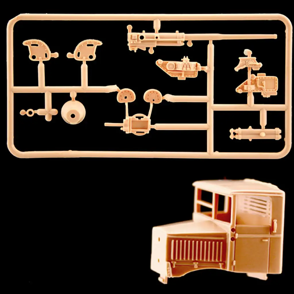 imagen de Italeri 1/72 Autocannone 3RO cañón antiaéreo con 8 figuras set de modelo 4