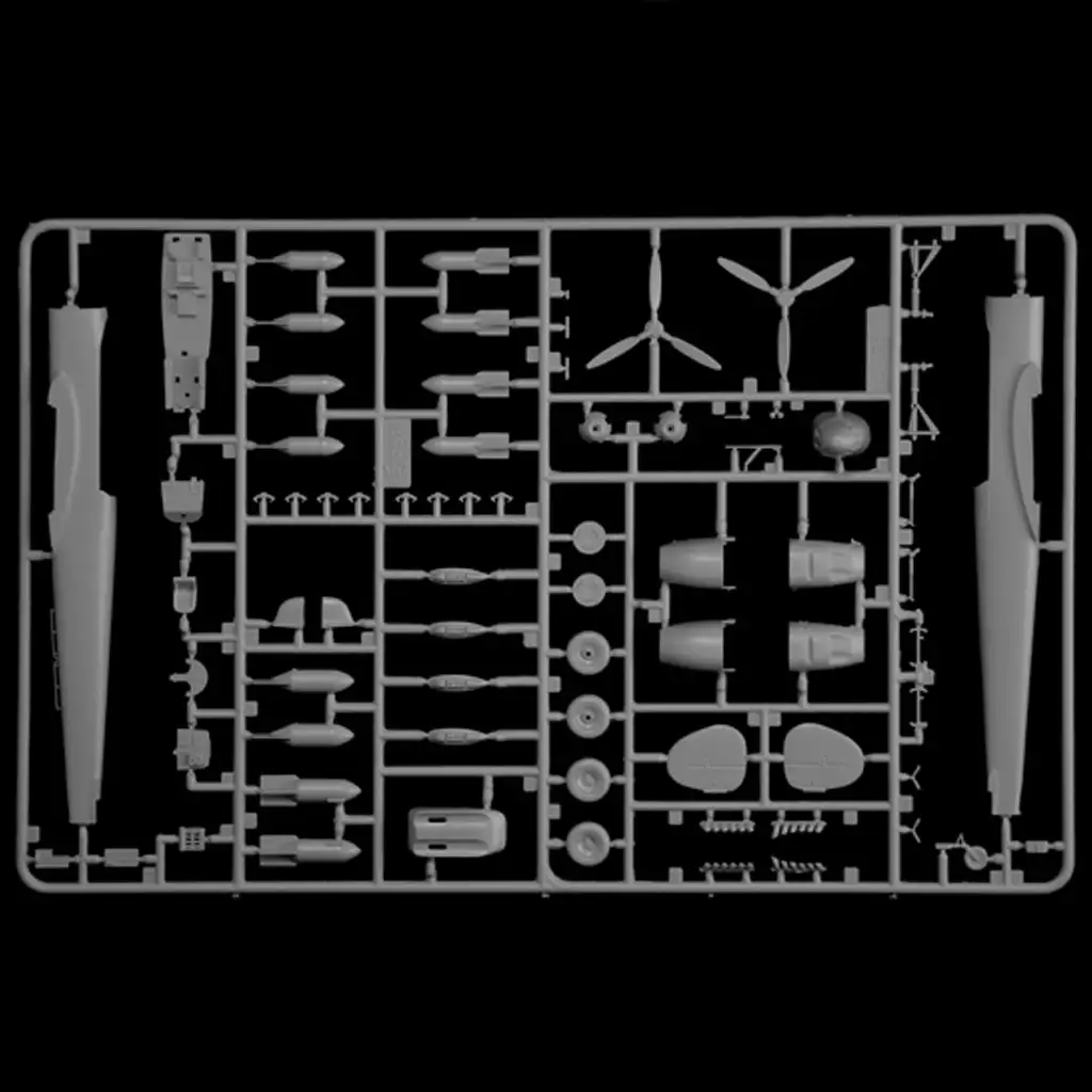 imagen de Italeri 1/72 Bf 110 C Zerstörer caza de combate maqueta 8