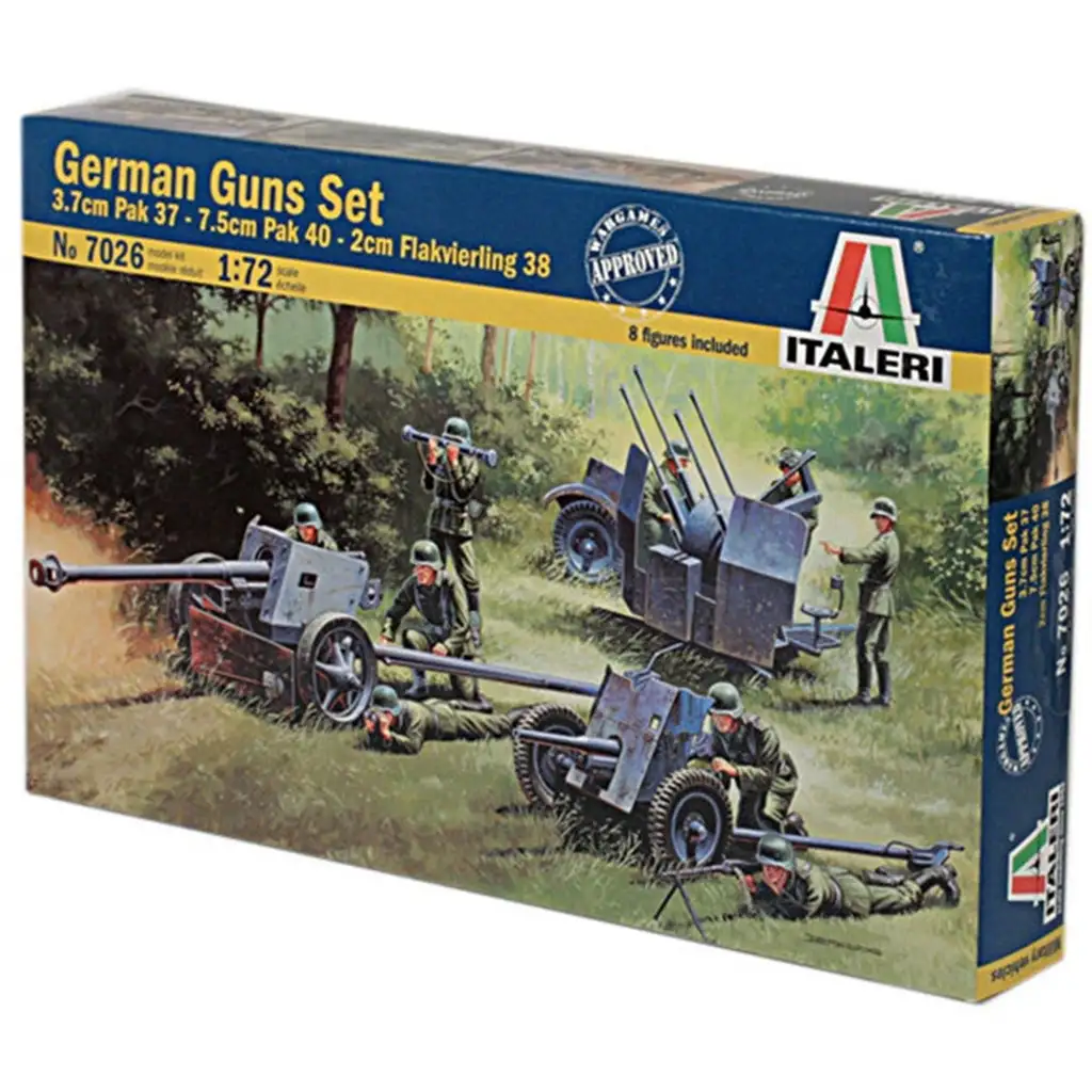 imagen de Italeri 1/72 Conjunto de Armas Alemanas 1