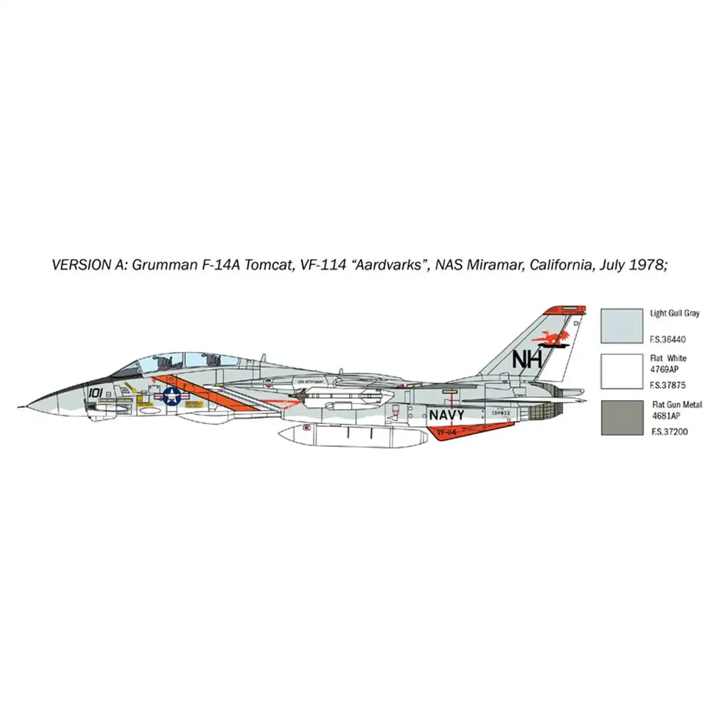 imagen de Italeri 1/72 F-14A Tomcat caza modelo 3