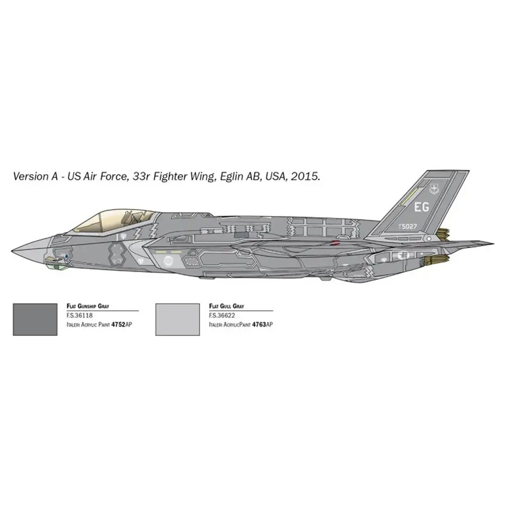 imagen de Italeri 1/72 F-35A Lightning II caza modelo 3