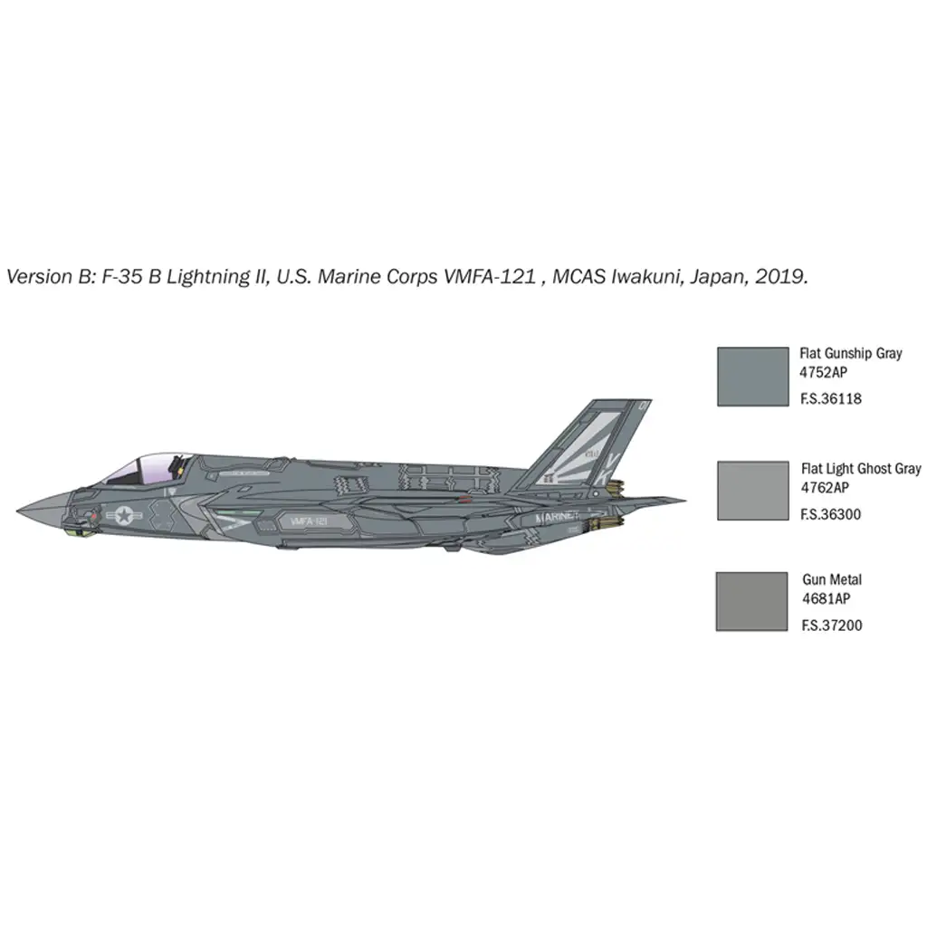 imagen de Italeri 1/72 F-35B Lightning II caza modelo 4