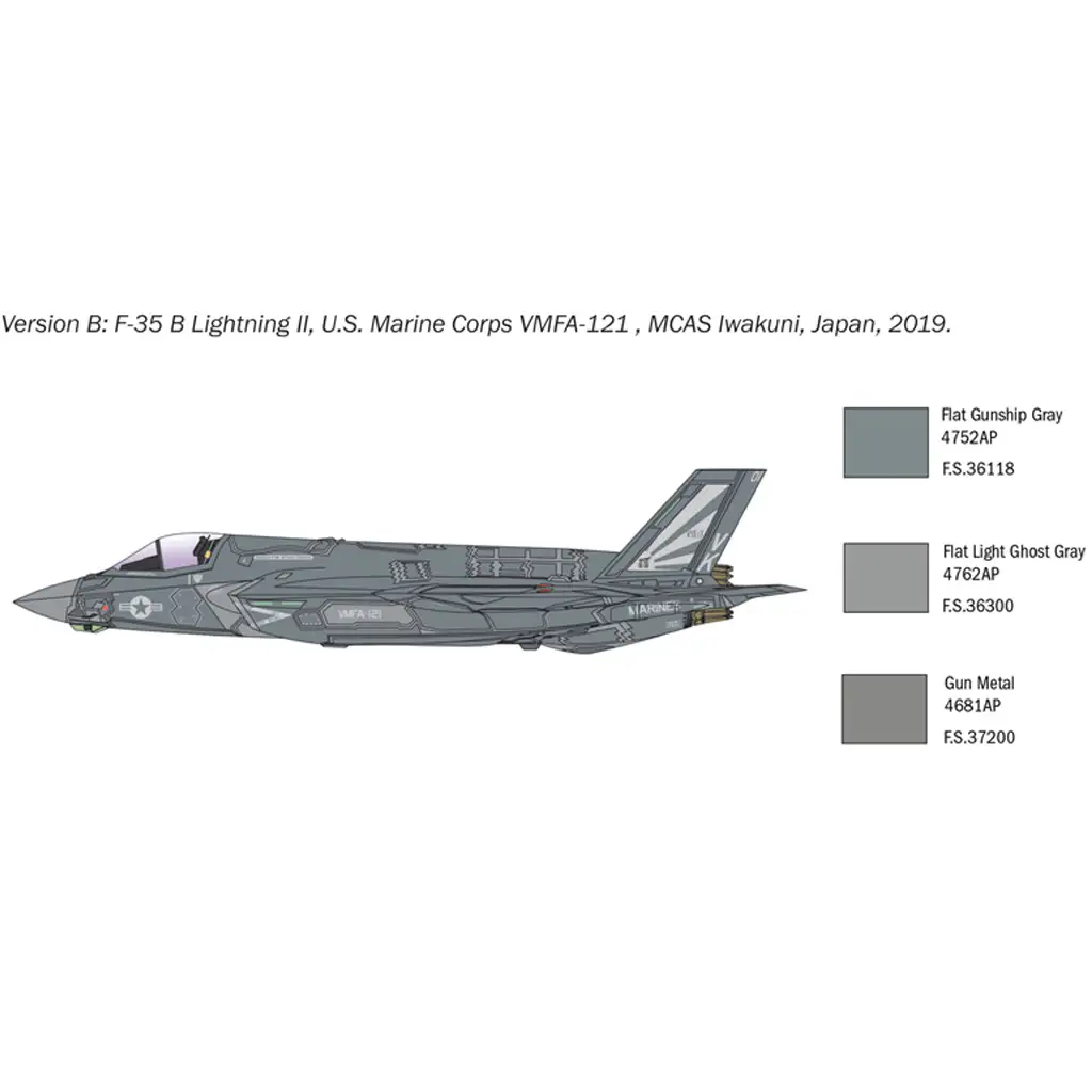 imagen de Italeri 1/72 F-35B Lightning II caza modelo 6