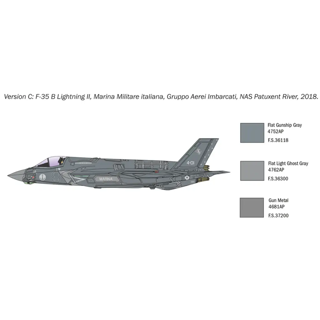 imagen de Italeri 1/72 F-35B Lightning II caza modelo 7