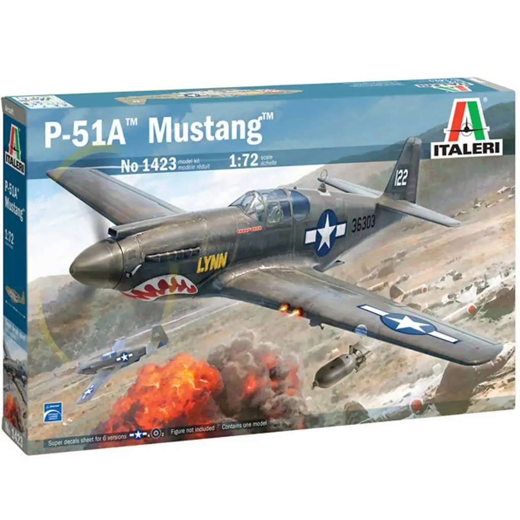 imagen de Italeri 1/72 P-51A Mustang caza maqueta 1