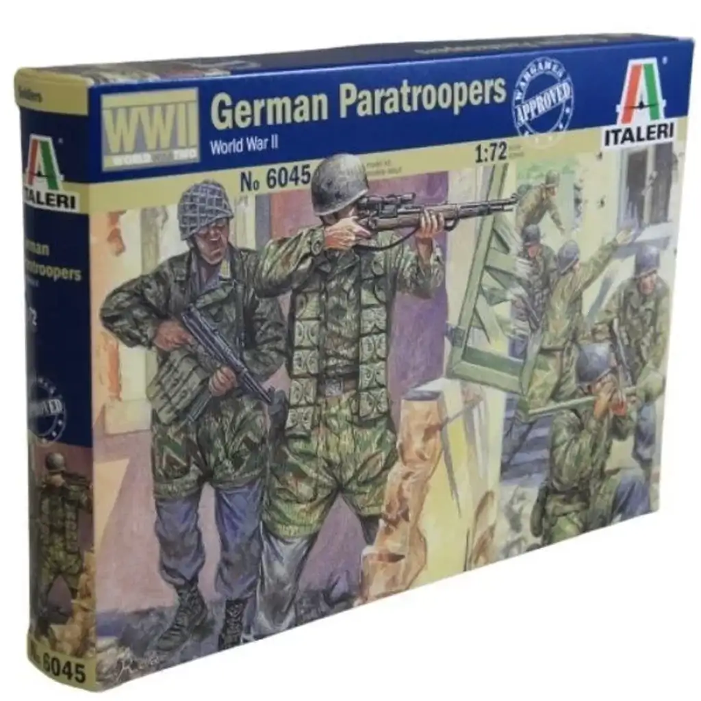 imagen de Italeri 1/72 Paracaidistas Alemanes Figuras militares modelo 1