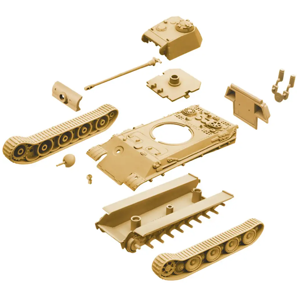 imagen de Italeri 1/72 Pz. Kpfw. V Panther Ausf. G tanque Párduc set de modelo de 2 piezas 3