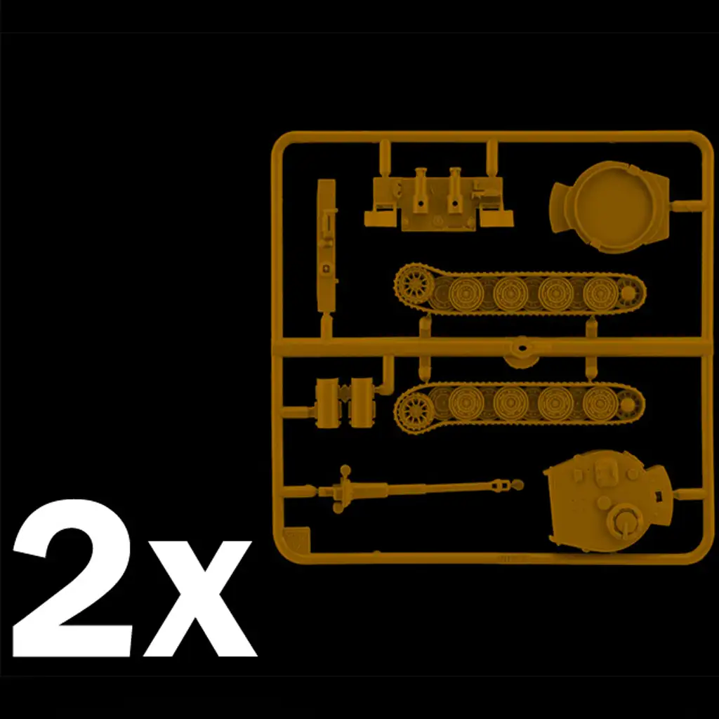 imagen de Italeri 1/72 Pz. Kpfw. VI Tiger I Ausf. E tanque Tigris set de modelo de 2 piezas 6
