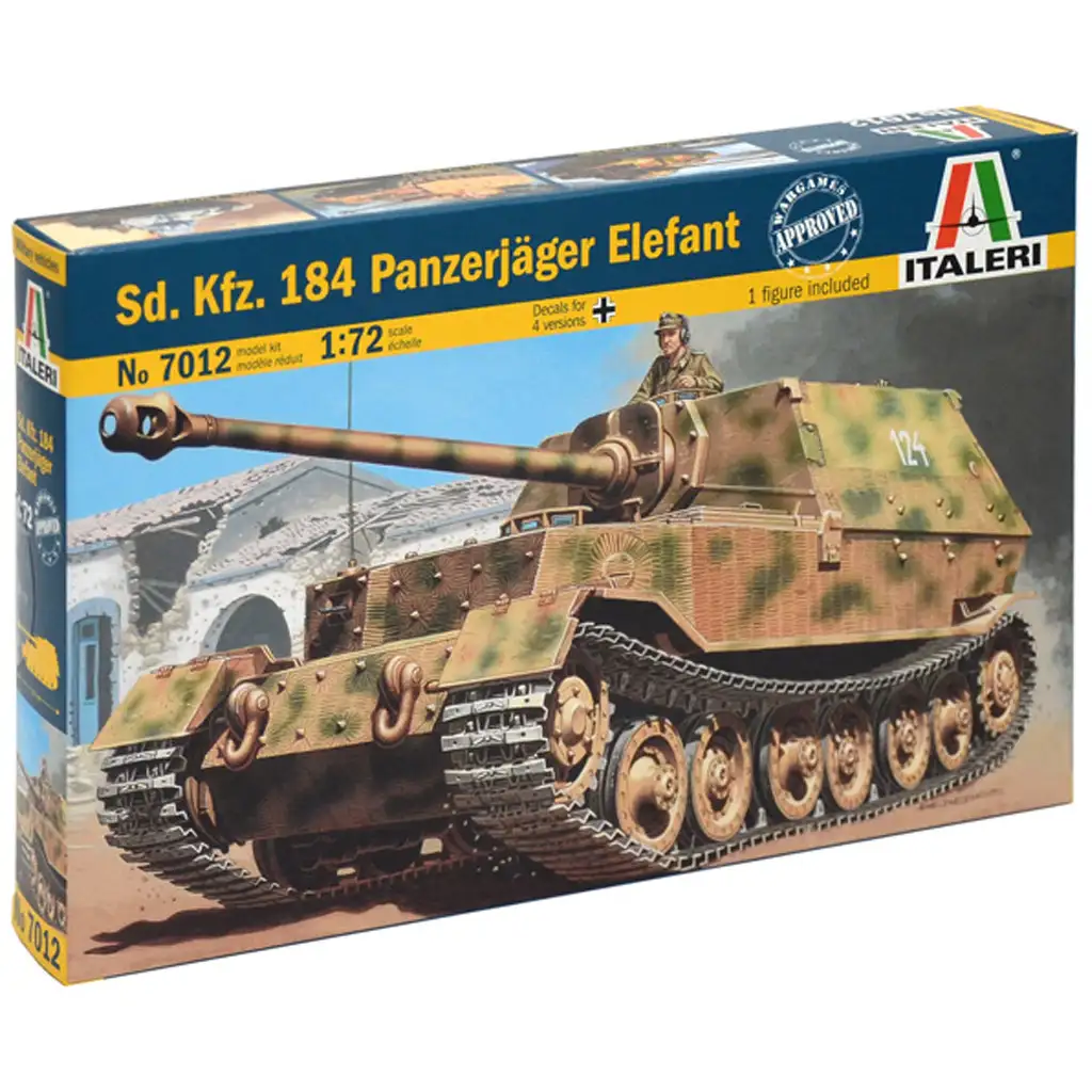 imagen de Italeri 1/72 Sd. Kfz. 184 Panzerjäger Elefante cazacarros modelo 1