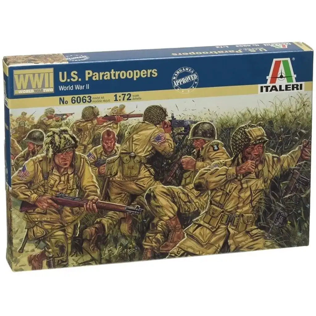 imagen de Italeri 1/72 Soldados paracaidistas de EE.UU. figura militar maqueta 1