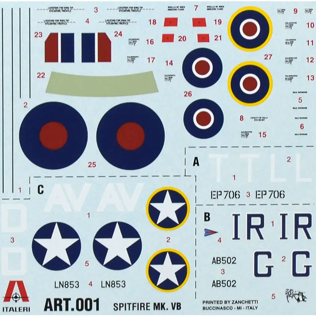 imagen de Italeri 1/72 Spitfire Mk. Vb caza modelo 2