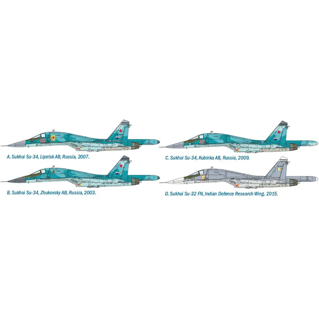 imagen de Italeri 1/72 Sukhoi Su-34/Su-32 FN caza-bombardero modelo 3