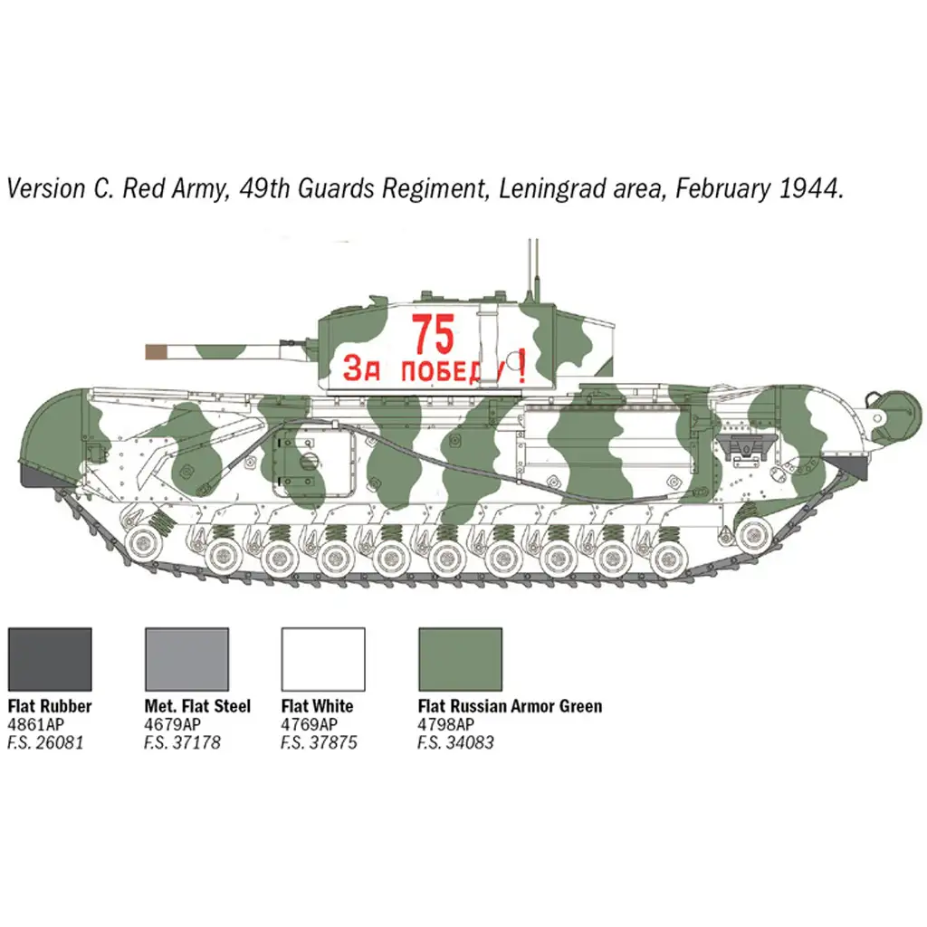 imagen de Italeri 1/72 tanque Churchill Mk. III maqueta 5
