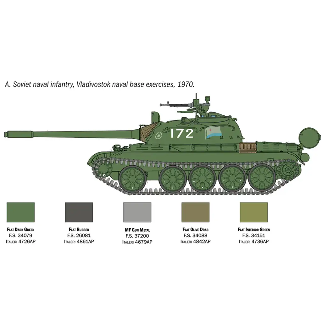 imagen de Italeri 1/72 tanque T-55A maqueta 3