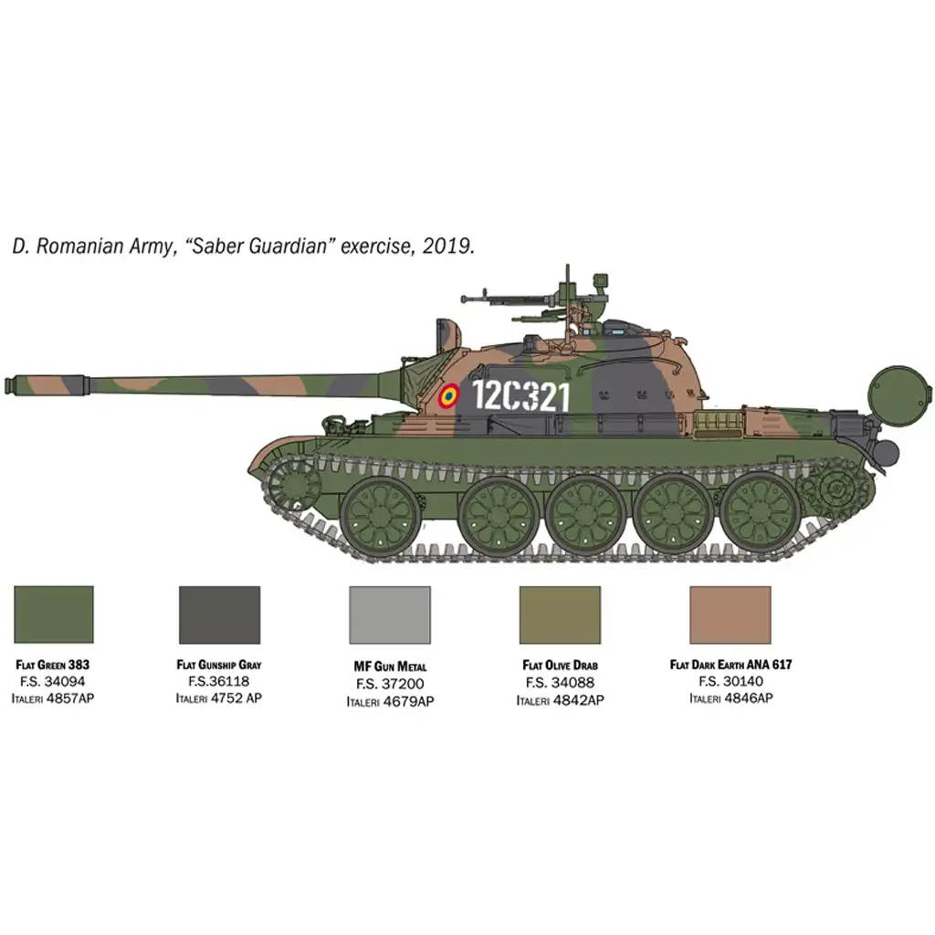 imagen de Italeri 1/72 tanque T-55A maqueta 6