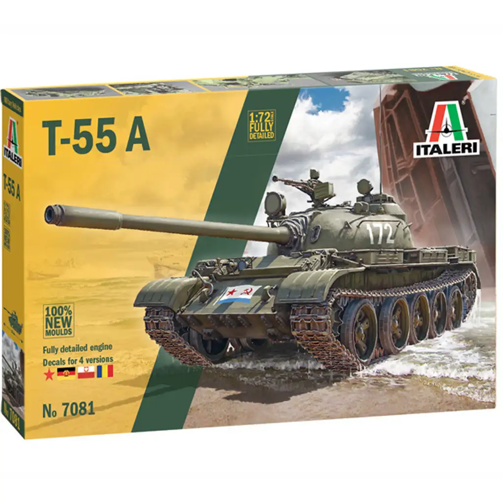 imagen de Italeri 1/72 tanque T-55A maqueta 1