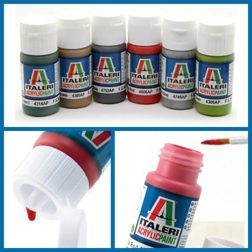 imagen de Italeri Flat Light Brown (4305AP) - Mate marrón claro pintura de maqueta 20ml 2