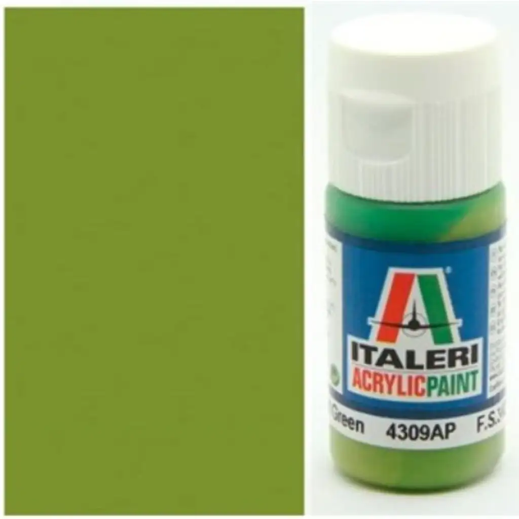 imagen de Italeri Flat Light Green (4309AP) - Pintura acrílica mate verde claro 20ml 1