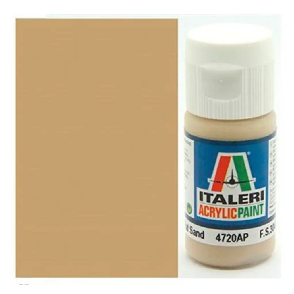 imagen de Italeri Flat Sand (4720AP) - Pintura acrílica mate color arena 20ml 1