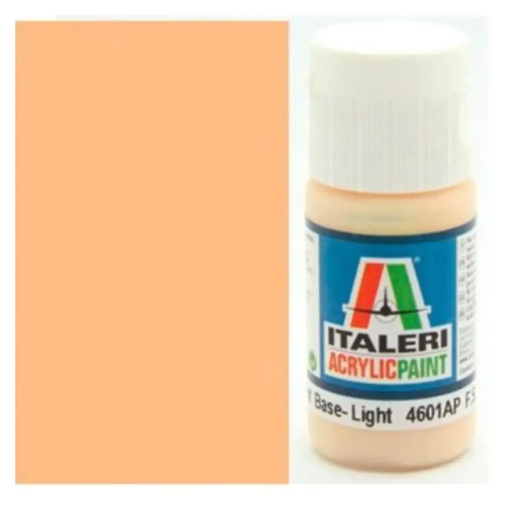 imagen de Italeri Flat Skin Tone Light (4601AP) - Pintura acrílica mate de tono de piel claro 20ml 1