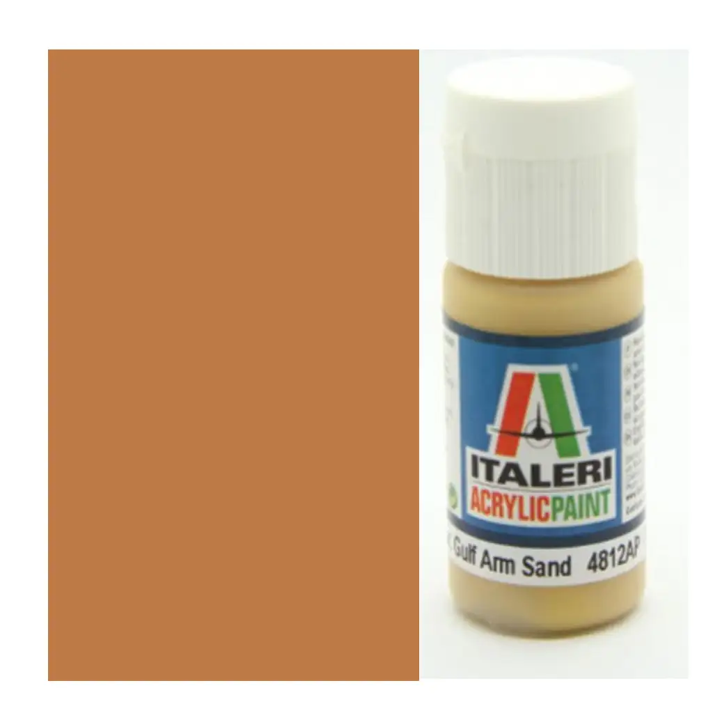 imagen de Italeri Flat US Army/MAR. Gulf Armor Sand (4812AP) - Mate US Army/MAR. Gulf blindado color arena 1