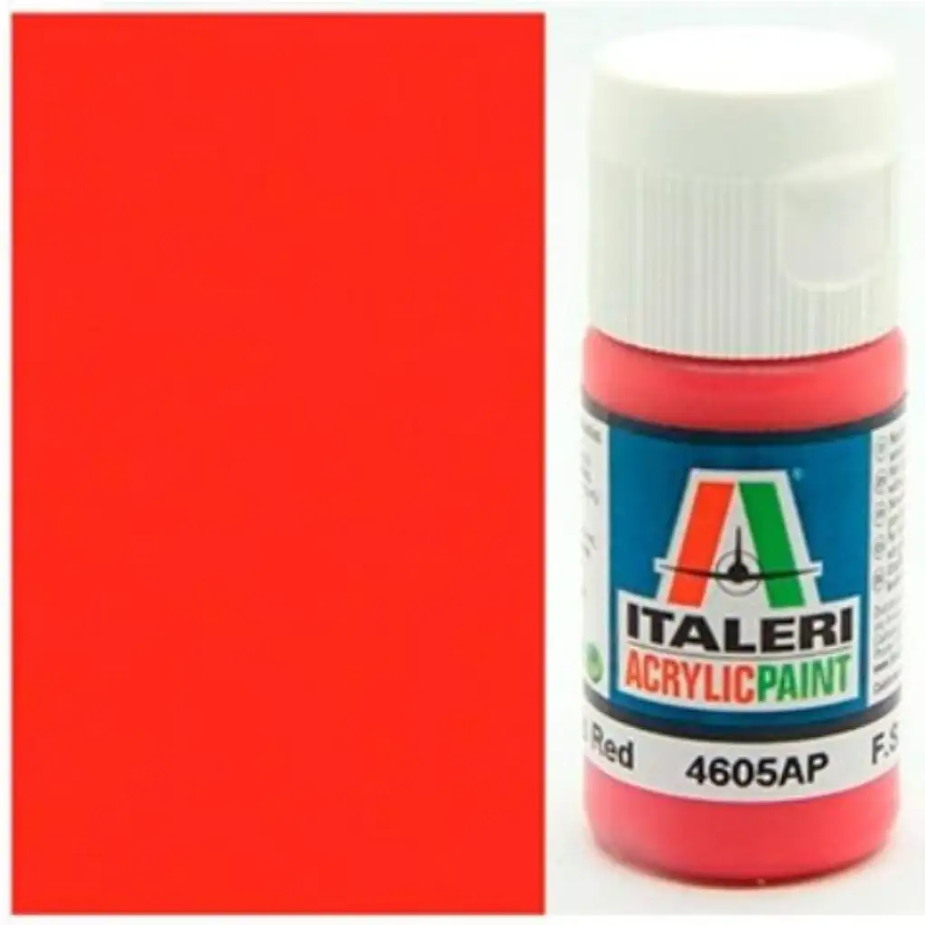 imagen de Italeri Gloss Red (4605AP) - Pintura acrílica roja brillante 20ml 1