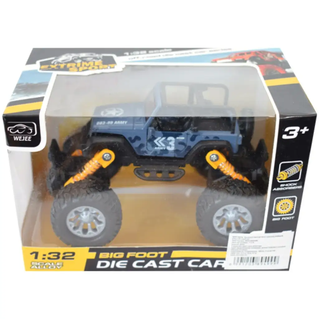imagen de Jeep todoterreno gris a tracción trasera 1/32 1