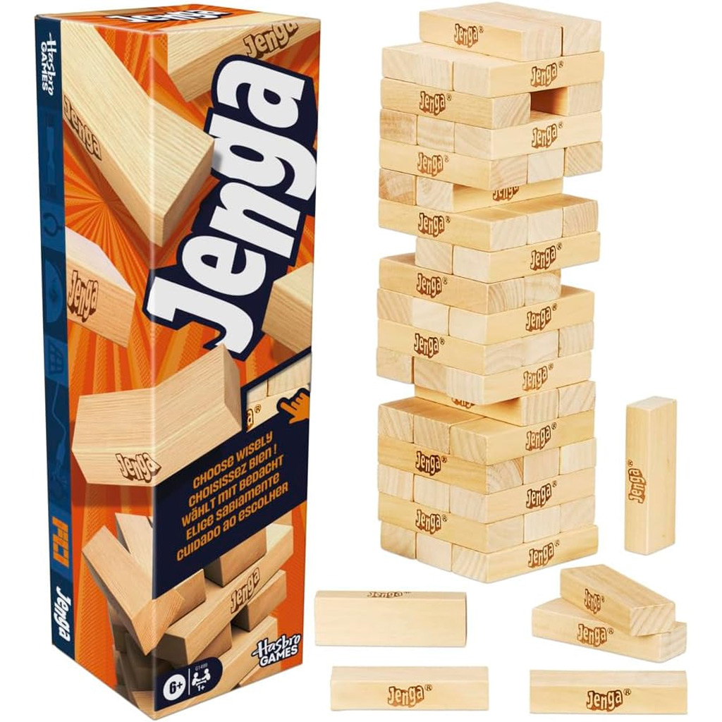 imagen de Jenga Classic juego de mesa nueva edición - Hasbro 1