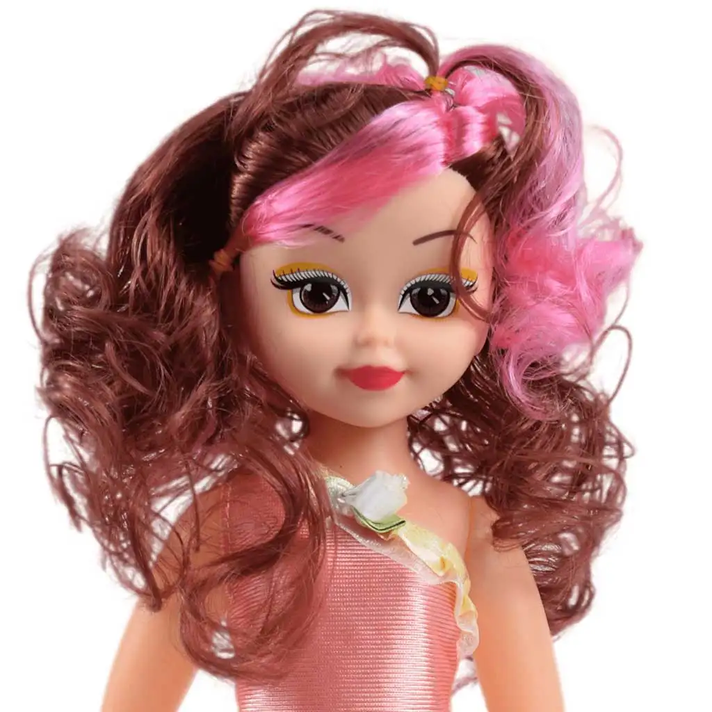 imagen de Jenny: Muñeca de moda moderna con cabello rubio o castaño y efectos de sonido 46cm en dos versiones 1ud 2