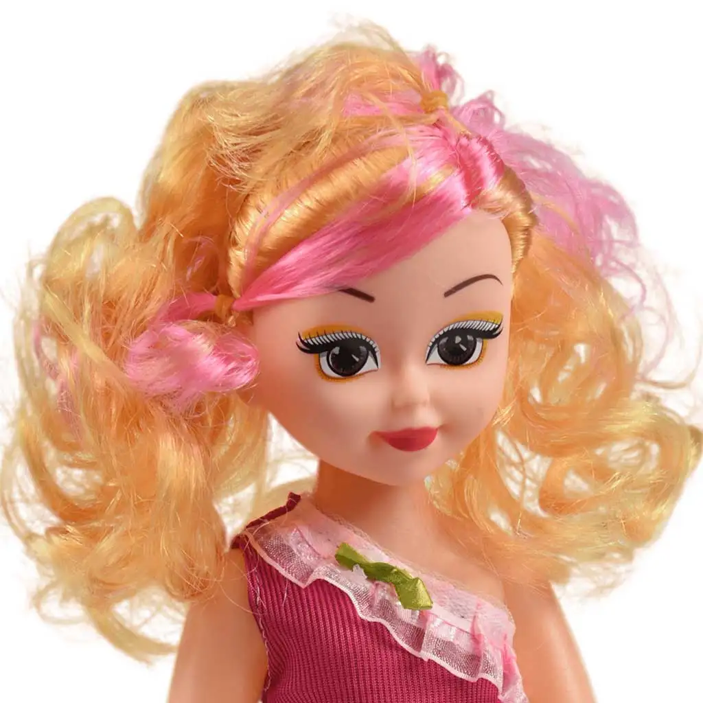 imagen de Jenny: Muñeca de moda moderna con cabello rubio o castaño y efectos de sonido 46cm en dos versiones 1ud 5