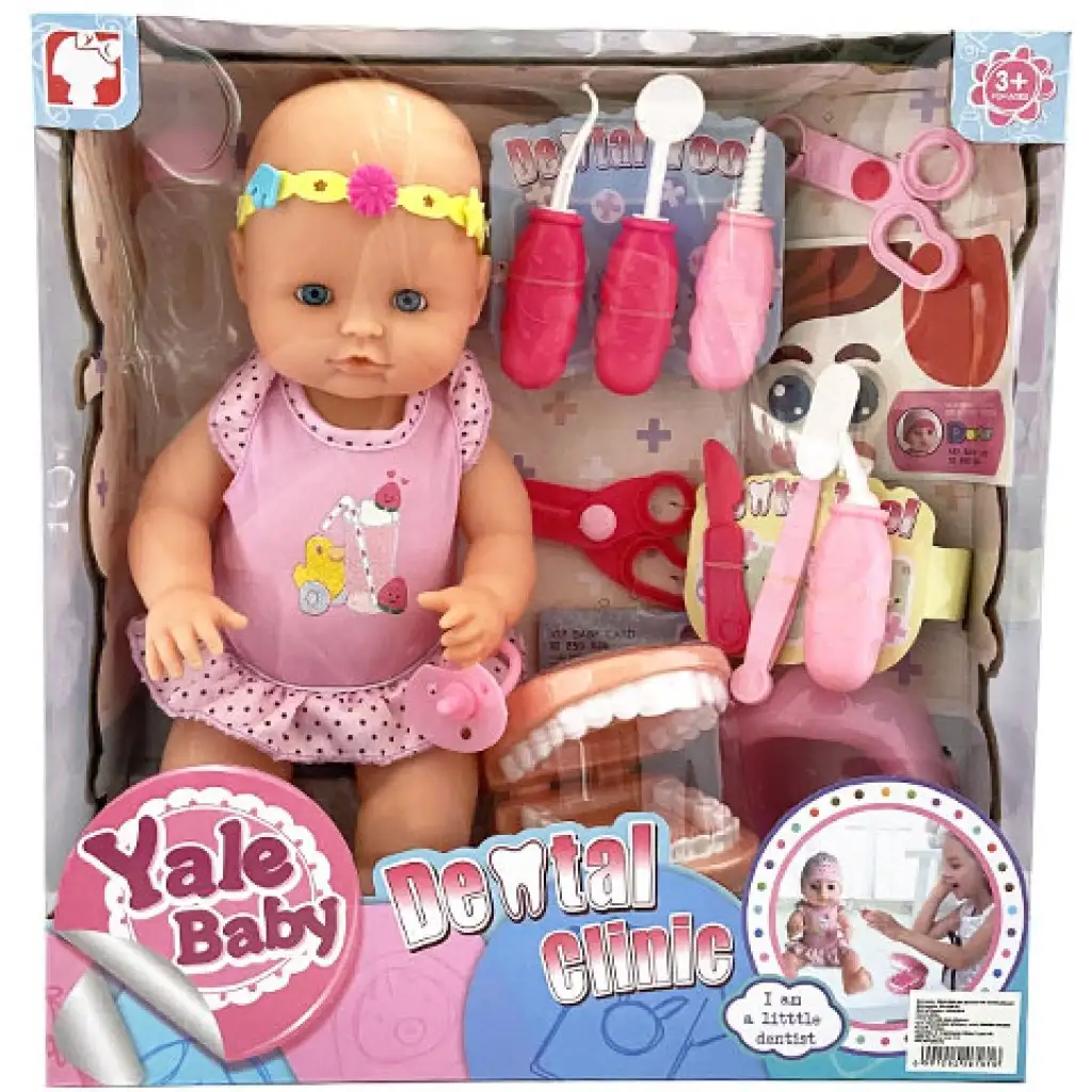 imagen de Jenny: Muñeca que hace pipí con set de juego dental de 12 piezas en dos versiones 5