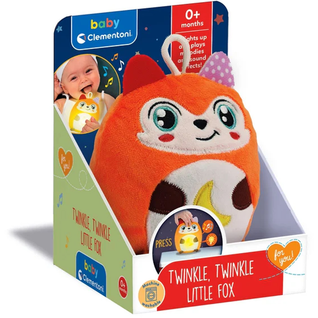 imagen de Juega y brilla pequeño zorro juguete interactivo - Clementoni baby 1