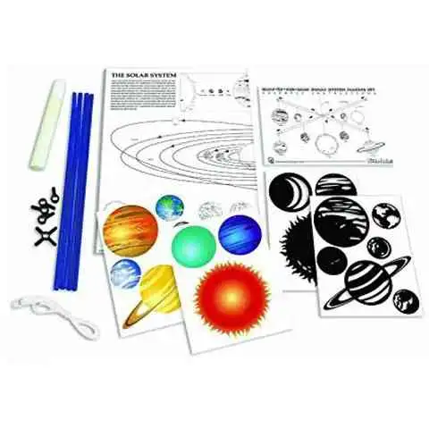 imagen de Juego científico para crear un móvil del sistema solar fosforescente 2