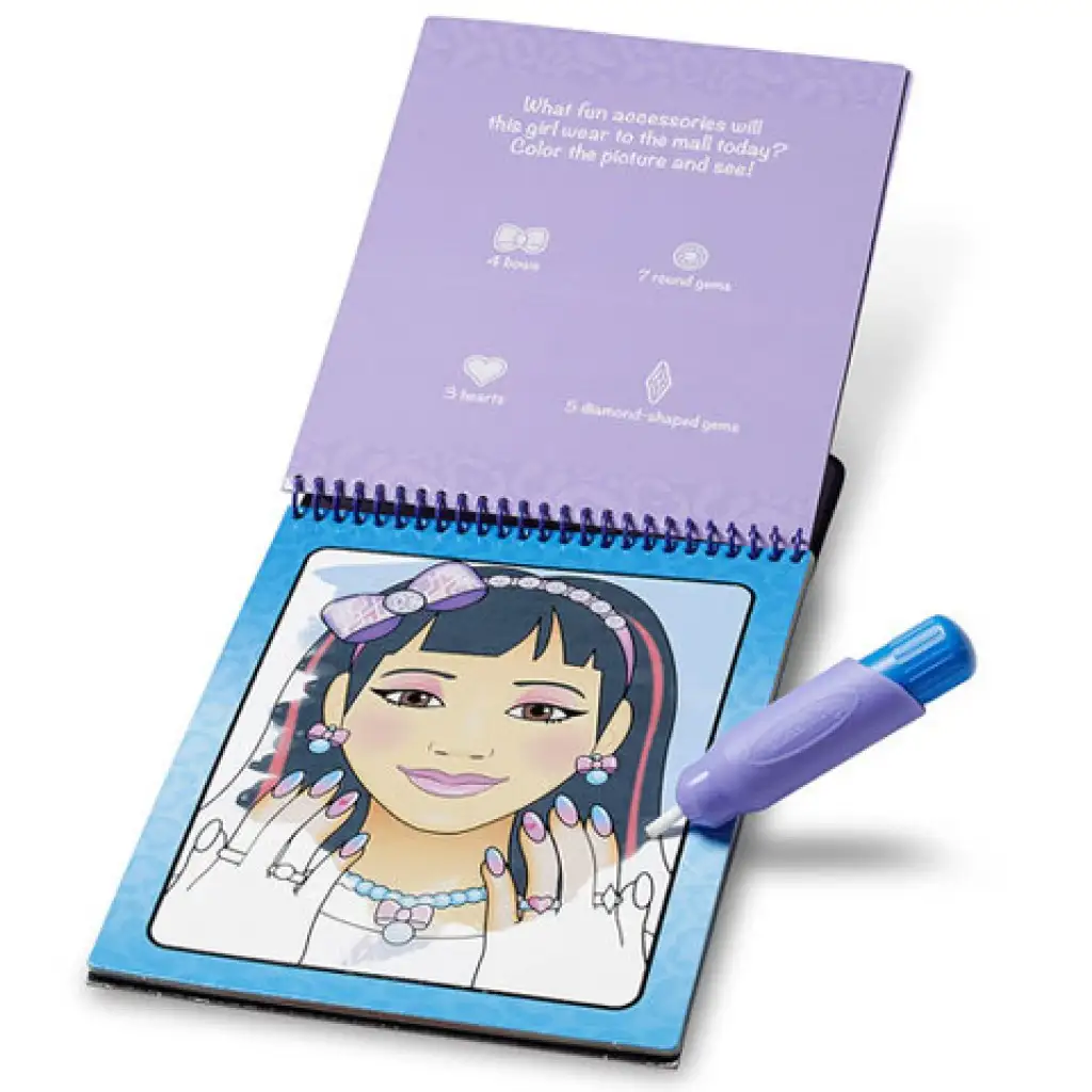 imagen de Juego creativo de maquillaje y manicura para dibujar con agua - Melissa & Doug 2