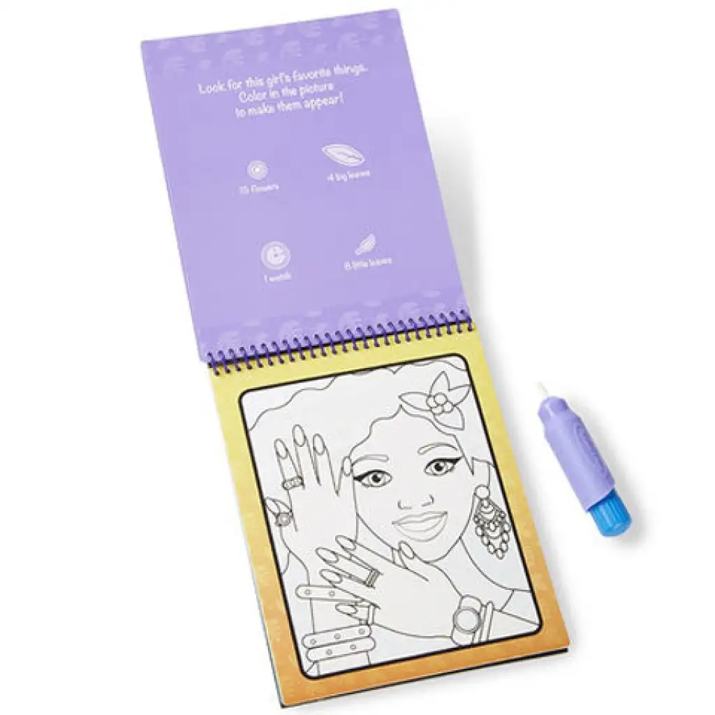 imagen de Juego creativo de maquillaje y manicura para dibujar con agua - Melissa & Doug 3